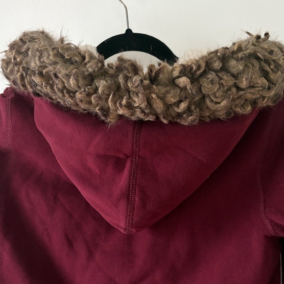 Abercrombie & Fitch Vintage Sherpa Lined Full Zip Hoodie M - Picture 8 of 13